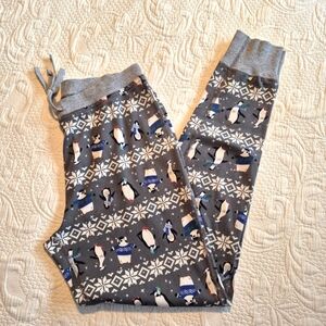 Hanna Andersson women's size Small penguin design pajama bottoms VGUC